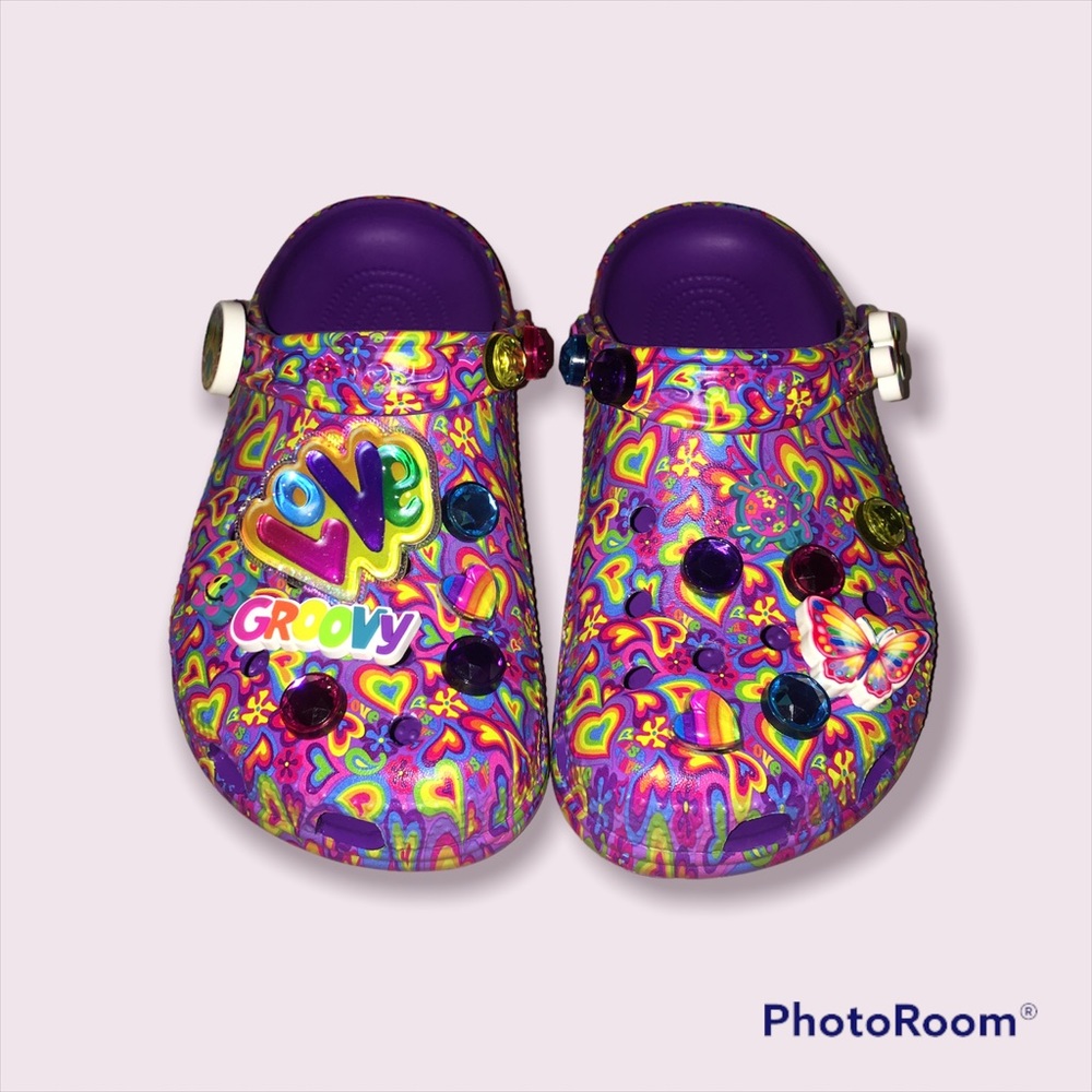 Lisa Frank Crocs Size W7